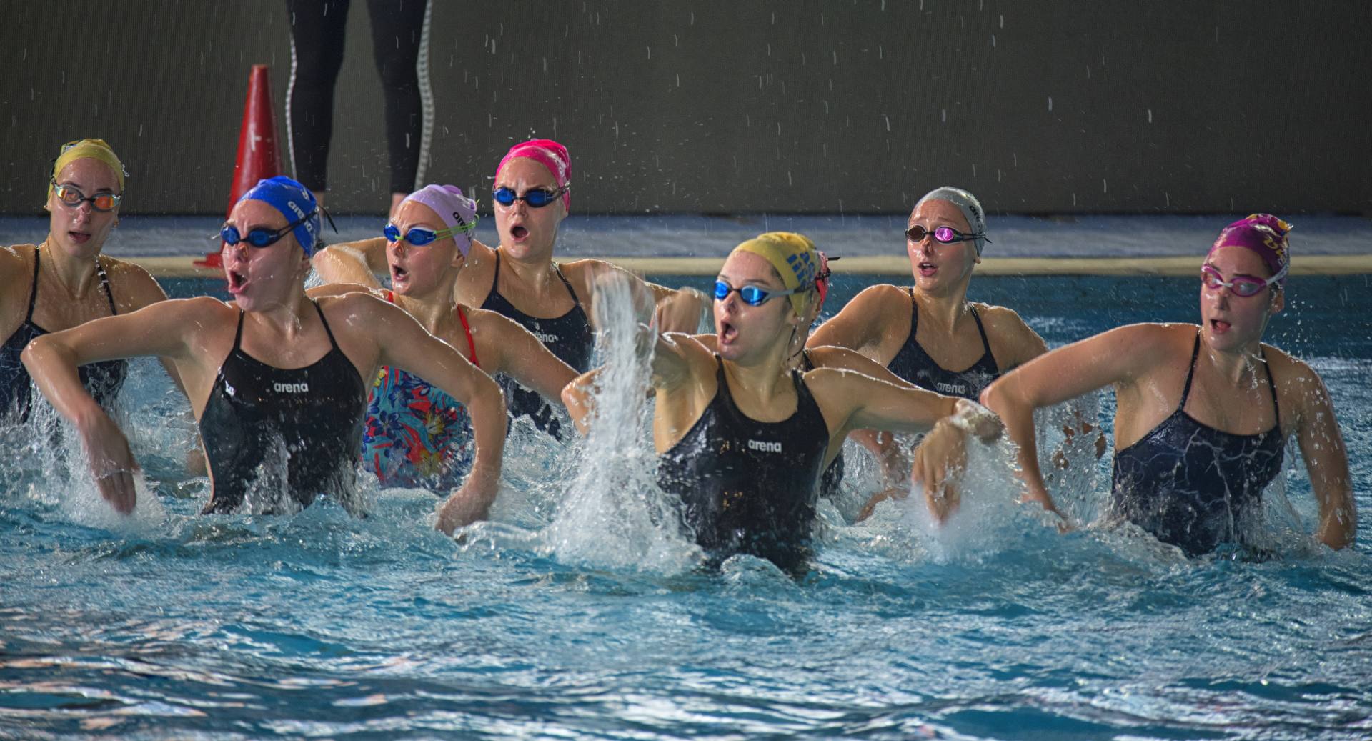 Incontro con la Nazionale Ucraina di Nuoto Sincronizzato